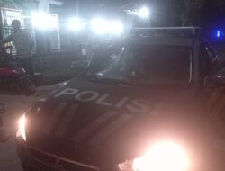 Polsek Labuhan Haji Lakukan Patroli Malam Untuk Jaga Kamtibmas Pasca Pilkada Serentak