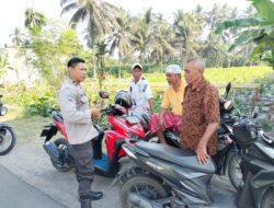 Bhabinkamtibmas Desa Bintang Rinjani Dukung Program Ketahanan Pangan