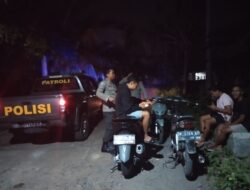 Polsek Sakra Barat Lakukan Patroli Malam Guna Stabilitas Kamtibmas Pasca Pilkada Serentak Tahun 2024