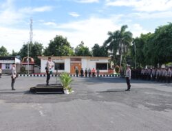 Kapolres Lotim Pimpin Apel Gelar Pasukan Operasi Lilin Rinjani 2024