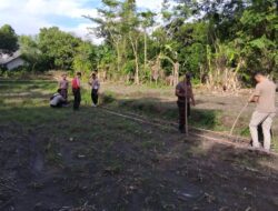 Dukung Program Ketahanan Pangan Polsek Labuhan Haji  dBantu Warga Tanam Hortikultura