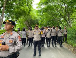 Aksi Unjuk Rasa Gerakan Pemuda Sekaroh di PT. ESL Berjalan Kondusif