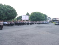 SImak Penekanan Kapolres Lotim Saat Pimpin Apel Pagi