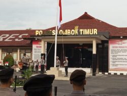 Polres Lotim Lakukan Upacara Dalam Rangka Hari Kesadaran Nasional