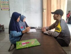 Bhabinkamtibmas Desa Kerumut Gelar Silaturahmi dan Koordinasi dengan TK PGRI Kerumut