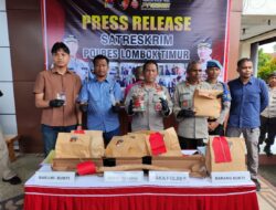 Penggerebekan Kampung Bebas Narkoba di Lombok Timur, Lima Tersangka Ditangkap
