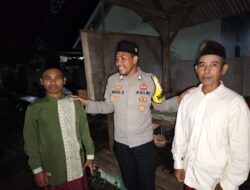 Bhabinkamtibmas Desa Bagik Papan Silaturahmi dengan Kadus dan Tokoh Agama