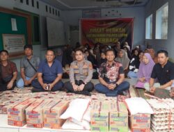 Satreskrim Polres Lombok Timur Santuni Anak Yatim di Panti Asuhan Darul Aitam 