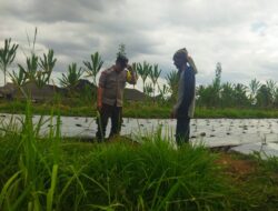 Bhabinkamtibmas Desa Lendang Nangka Laksanakan Sambang Dan Cek Ketahanan Pangan Bergizi