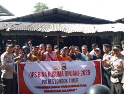 ” Operasi Bina Kusuma Rinjani 2025 ” Polres Lombok Timur Imbau Masyarakat Tidak Terlibat Premanisme