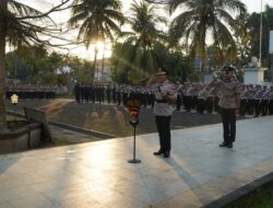 Peringati Hari Bhayangkara ke 79, Kapolres Lotim Pimpin Ziarah Rombongan dan Tabur Bunga di TMP Rinjani Selong