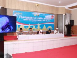 Menyambut Hari Bhayangkara ke 79, Polres Lotim Gelar Do’a Bersama Lintas Agama