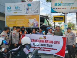 Operasi Bina Kusuma Hari ke-10, Polres Lombok Timur Gencarkan Patroli Kamtibmas