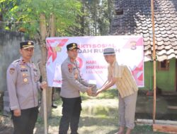 Polres Lombok Timur Gelar Bedah Rumah Sambut HUT Bhayangkara ke-79