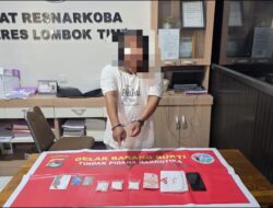 Terduga Pengedar Narkotika Jenis Sabu diringkus Tim Opsnal Satres Narkoba Polres Lotim