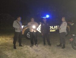 Patroli Malam Polsek Sakra Antisipasi 3C dan Gangguan Kamtibmas