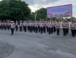 Apel Gelar Pasukan Operasi Patuh Rinjani‑2025 dirangkaikan dengan Pemberian Penghargaan Personel Polres Lotim yang Berprestasi