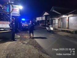 Personel Polsek Montong Gading Laksanakan Patroli Blue Light dan Antisipasi Gangguan Kamtibmas