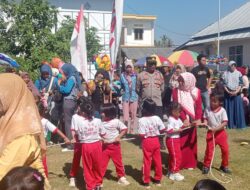 Dalam Rangka Menyambut HUT RI ke-80 Polsek Labuhan Haji Amankan Lomba Tingkat TK