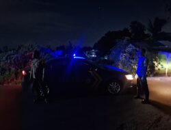 Personel Polsek Keruak Gelar Patroli Malam Antisipasi 3C dan Balap Liar