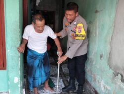 Bhabinkamtibmas Desa Bagik Papan Laksanakan Silaturahmi Dan Serahkan Bantuan