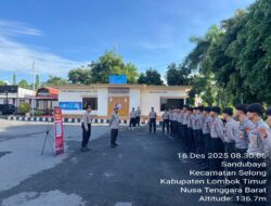 Kasi Propam Polres Lotim Sosialisasikan Optimalisasi Whistle Blower System dan SP4N Lapor